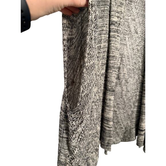 𝅺Womens M Boho Open Knit Oversized Dolman Short Sleeve Cardigan Travel - Picture 6 of 9